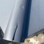 Roof damaged